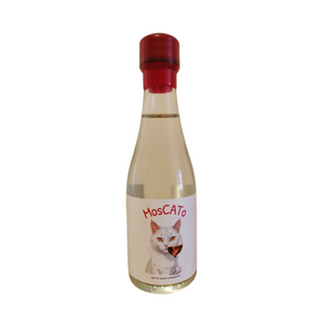 MosCATo! - Fish Flavoured Cat Wine - Gluten Free & Grain Free - Non-alcoholic beverage for cats