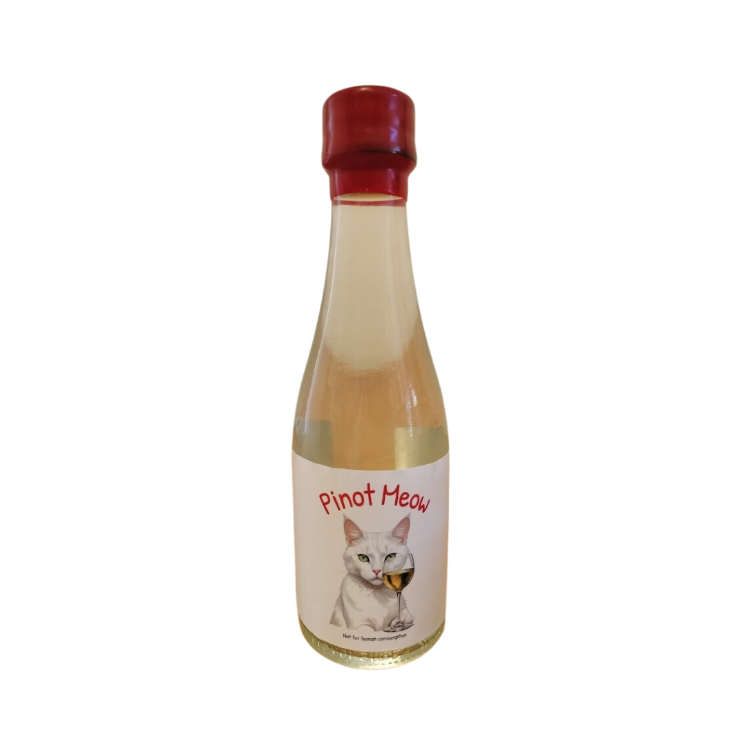 Pinot Meow! - Chicken Flavoured Cat Wine - Gluten Free & Grain Free - Non-alcoholic beverage for cats