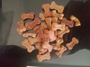 oile of dog bone treats